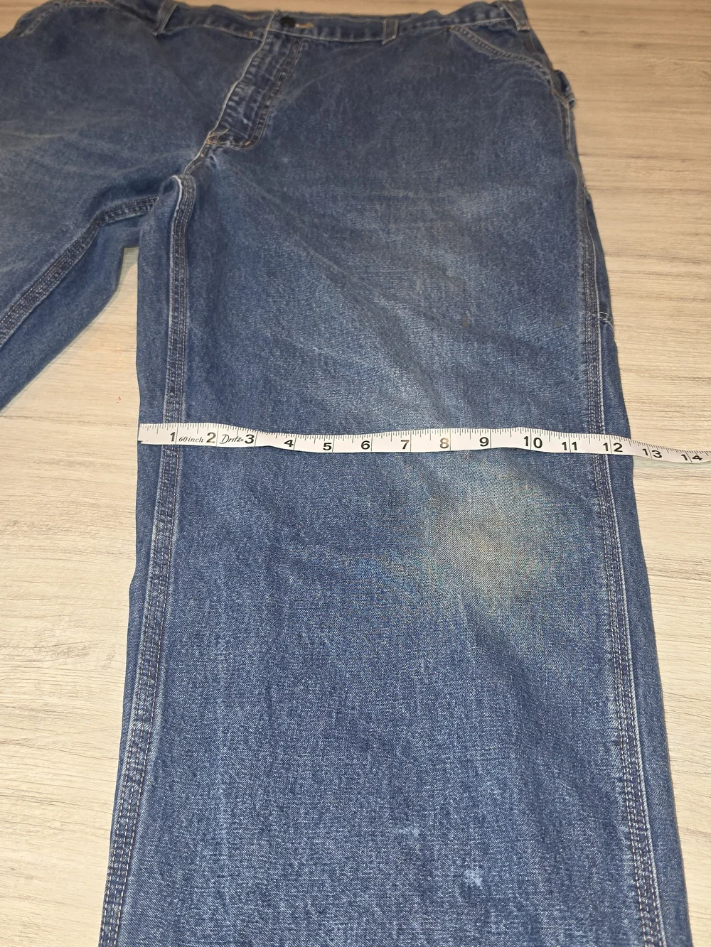 Carhartt FR Denim Carpenter Work Pants Men's Original Fit Jeans Size 42x34